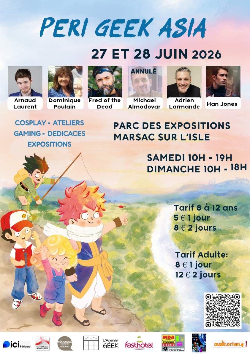 Affiche PériGeekAsia 2026